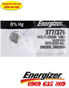Energizer SR626SW-377; Pin đồng hồ 1.55v Energizer SR626SW-377 Silver Oxide 